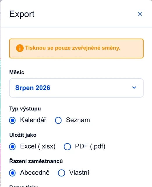 Rozvrh i mimo systém